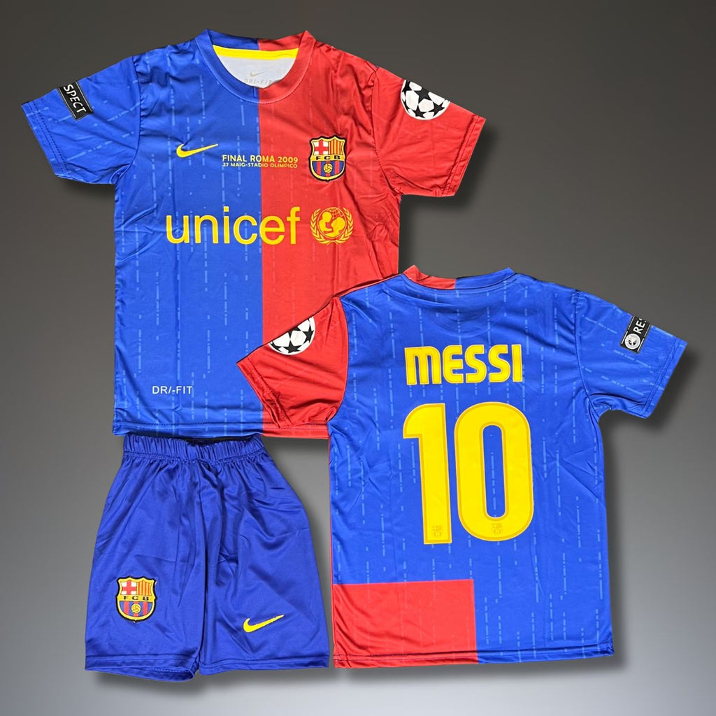 Dječji nogometni komplet Barcelona, Messi. Finale CL 2009