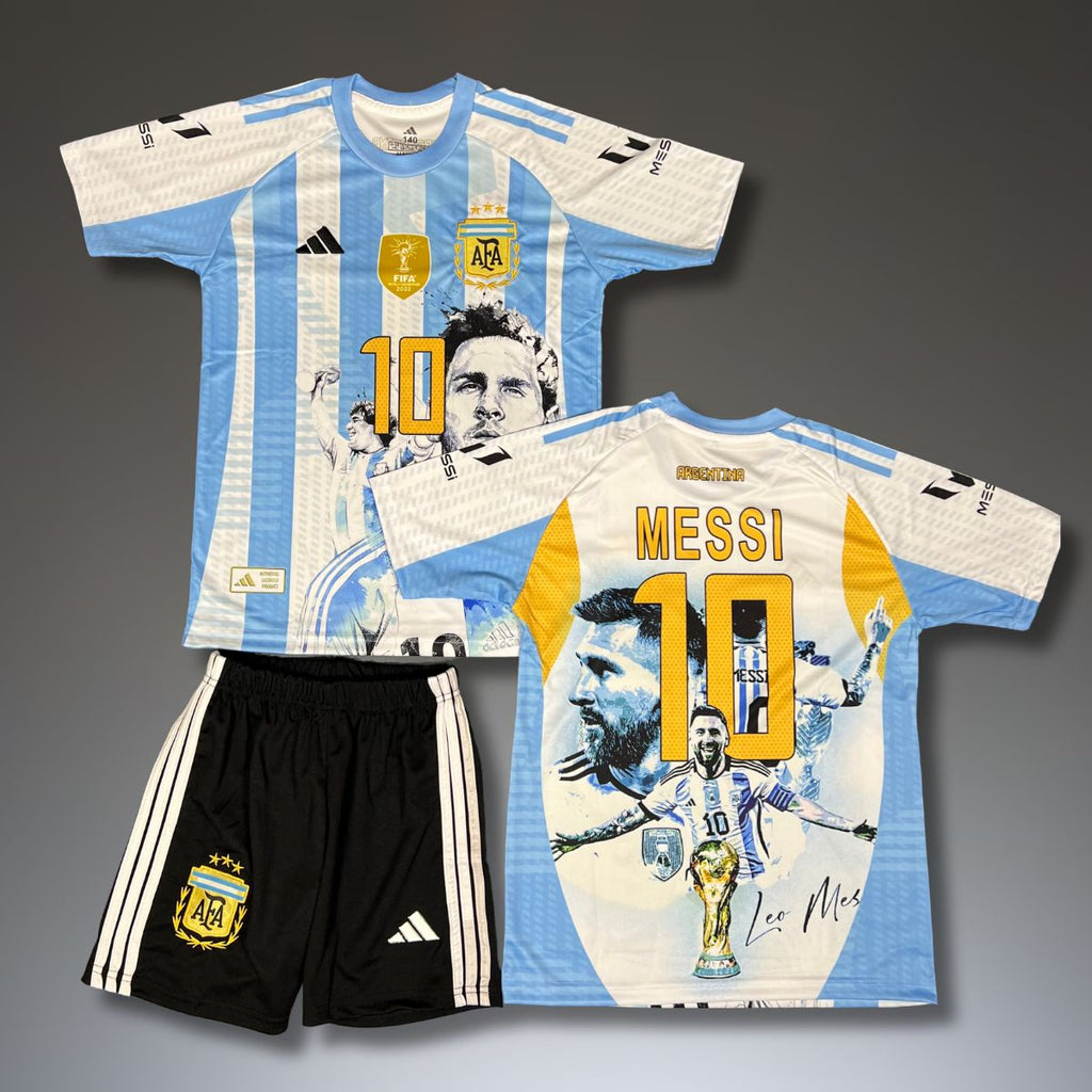 Dječji nogometni komplet Argentina, Messi. Posebno izdanje SP 2022