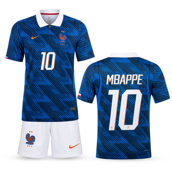 Francuska Dječji Nogometni Komplet, Mbappé. WC 2026, Plavi