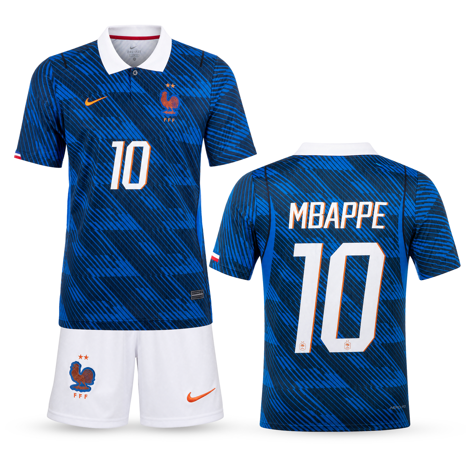 Francuska Dječji Nogometni Komplet, Mbappé. WC 2026, Plavi