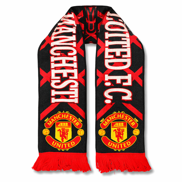 Manchester United pleteni šal, crveni