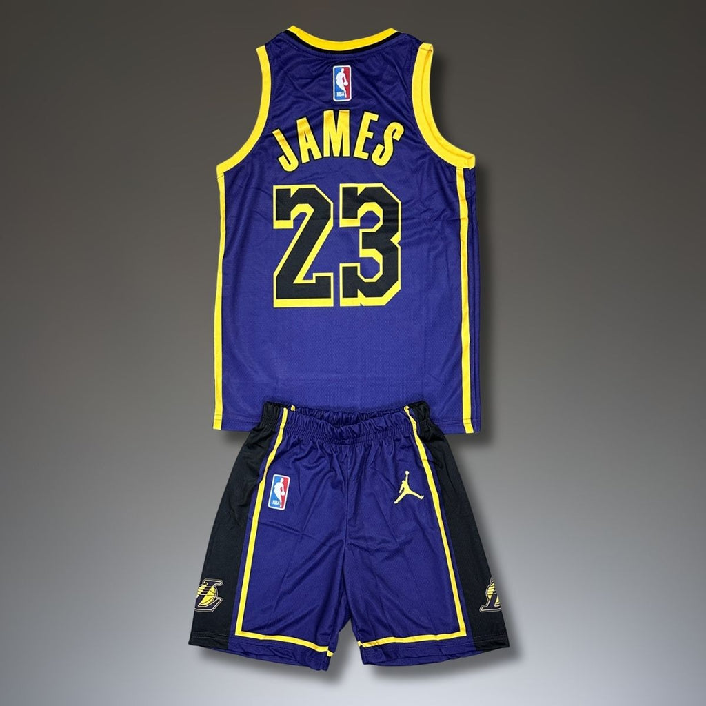 Dječji košarkaški komplet, ljubičasto, LA Lakers, Lebron James 23