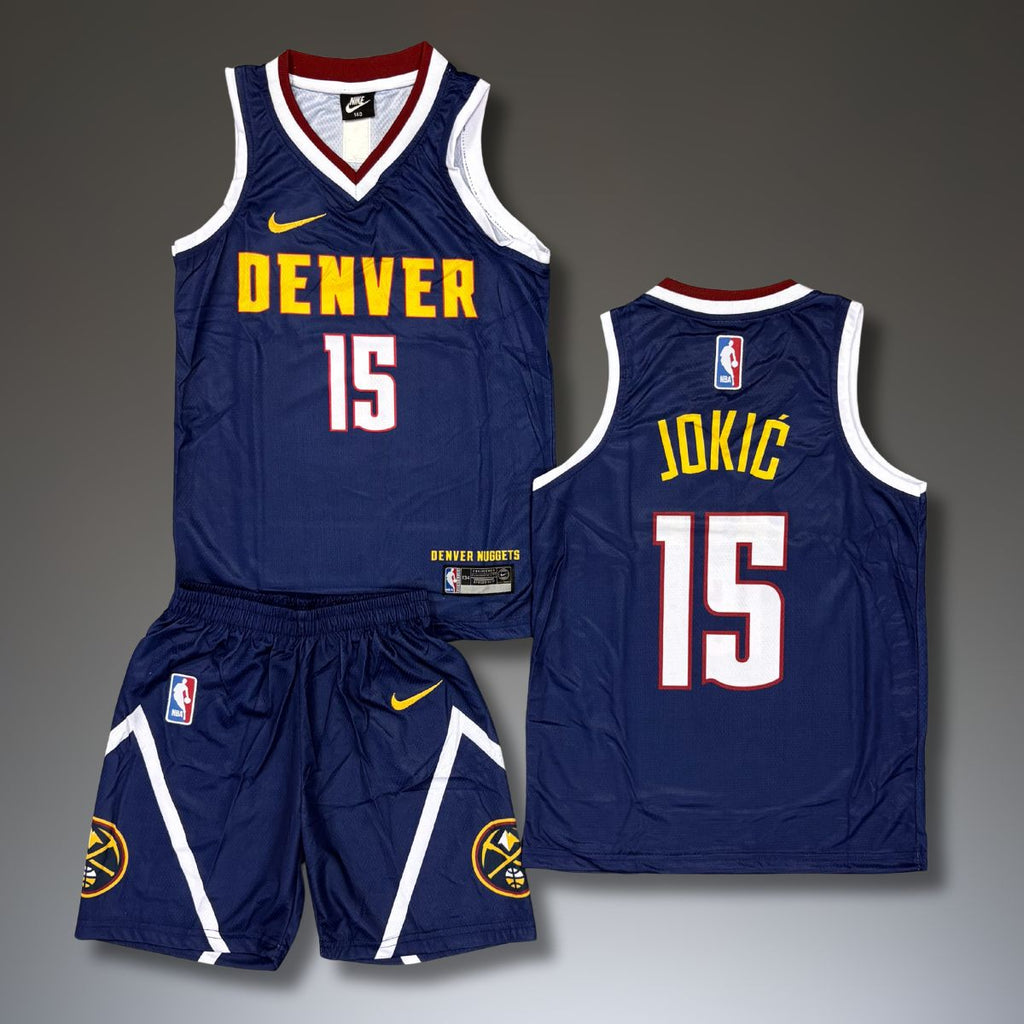 Dječji košarkaški komplet, plavi, Denver Nuggets, Jokic