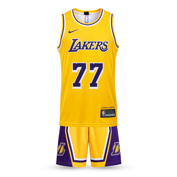 Dječji košarkaški komplet, žuti, LA Lakers, Doncic. 2025