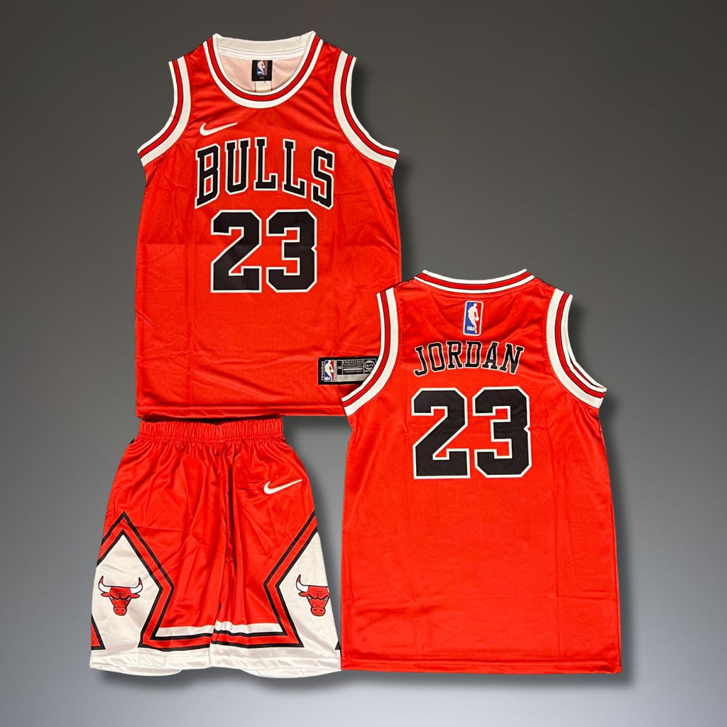 Dječji košarkaški komplet, crveni, Chicago Bulls, Jordan