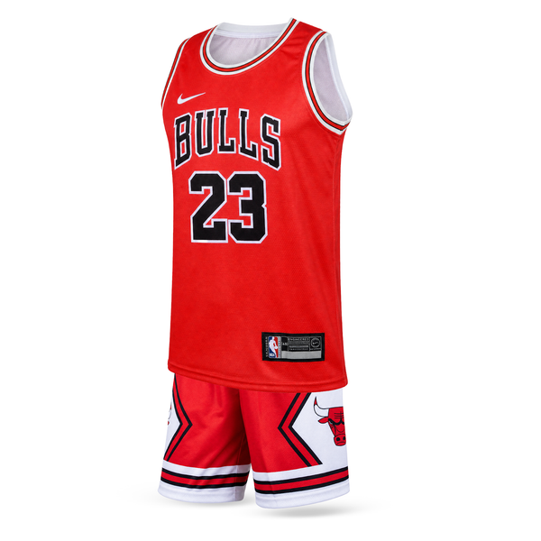 Dječji košarkaški komplet, crveni, Chicago Bulls, Jordan