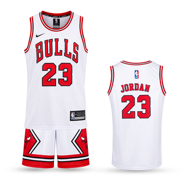 Dječji košarkaški komplet, bijeli, Chicago Bulls. Jordan