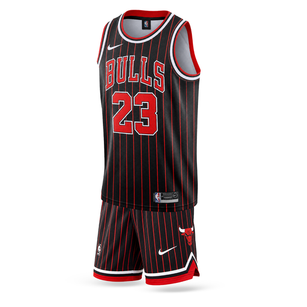 Dječji košarkaški komplet, crni, Chicago Bulls. Jordan
