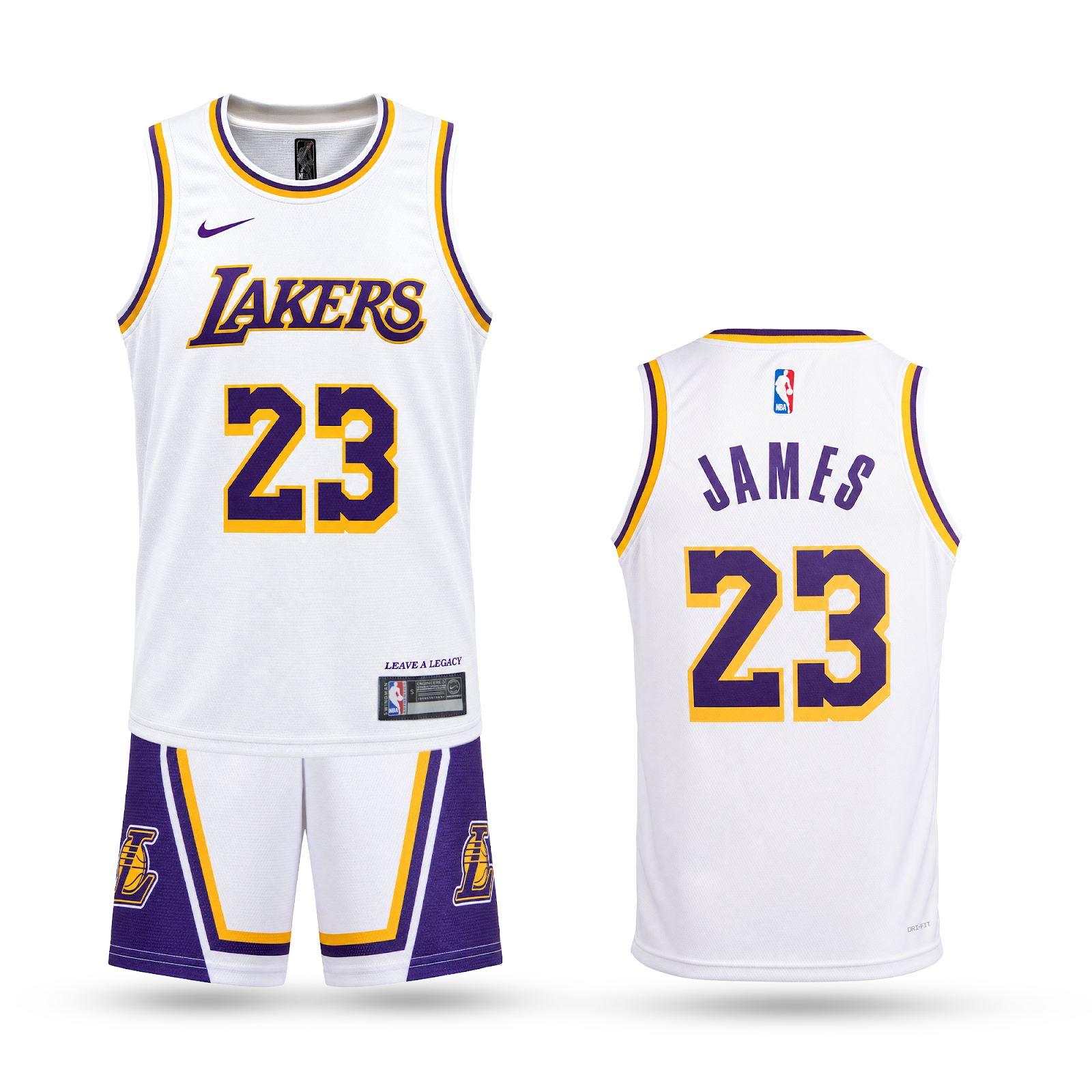 LA Lakers Dječji Košarkaški Komplet, James. 26/27, Bijeli