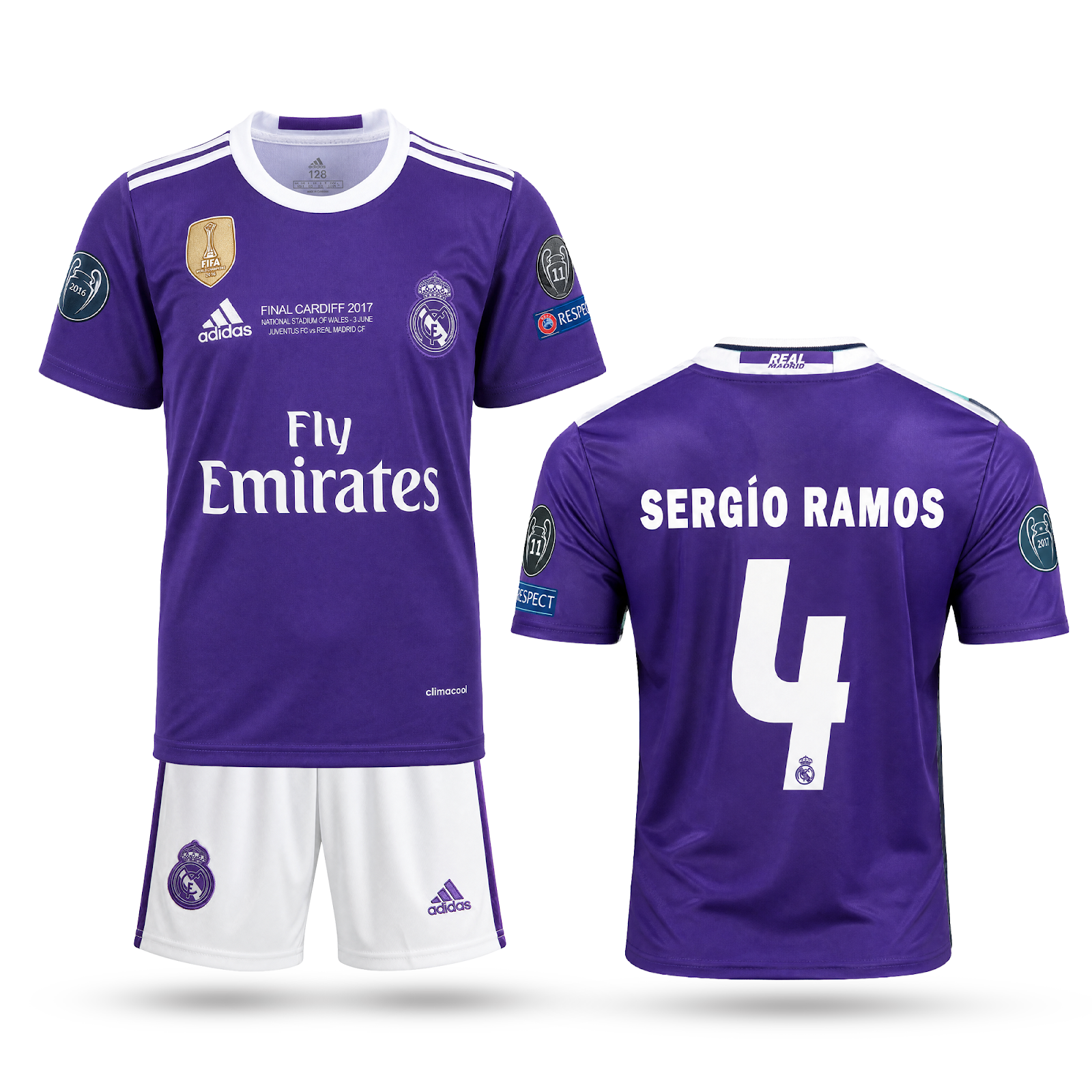 Real Madrid Dječji Klasični Nogometni Komplet, Ramos. Classic