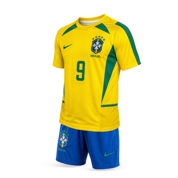 Brazil Dječji Klasični Nogometni Komplet, Ronaldo. WC 2002