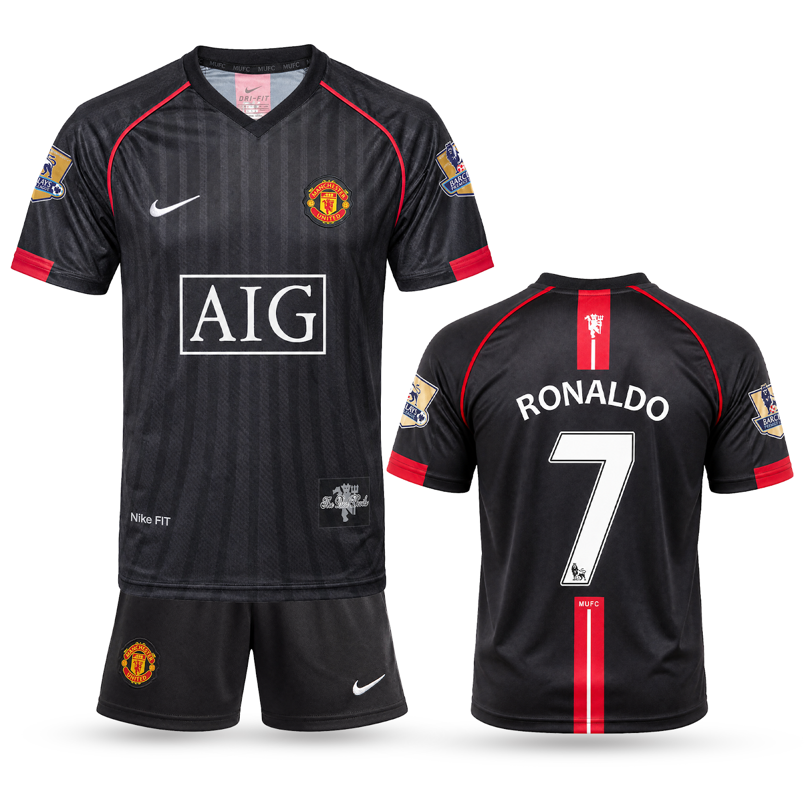 Dječji nogometni komplet u gostima Manchester United, Ronaldo. Klasična 07/08
