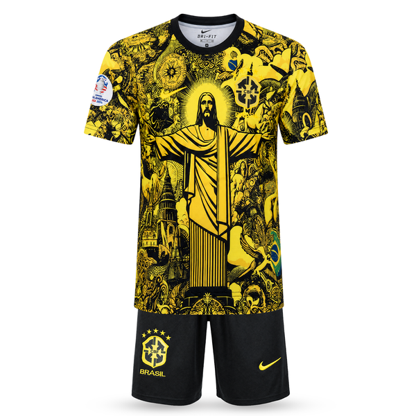 Dječji nogometni komplet Brasil, žuti, Neymar Jr. Posebno izdanje
