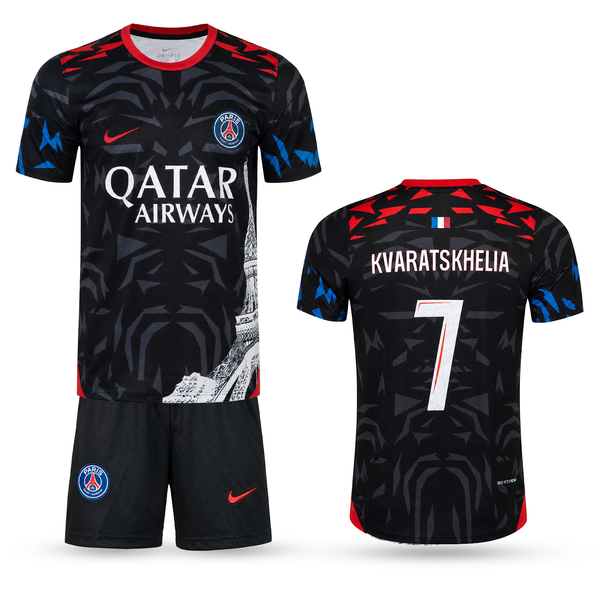Dječji nogometni komplet PSG, Kvaratskhelia. Posebno izdanje 24/25