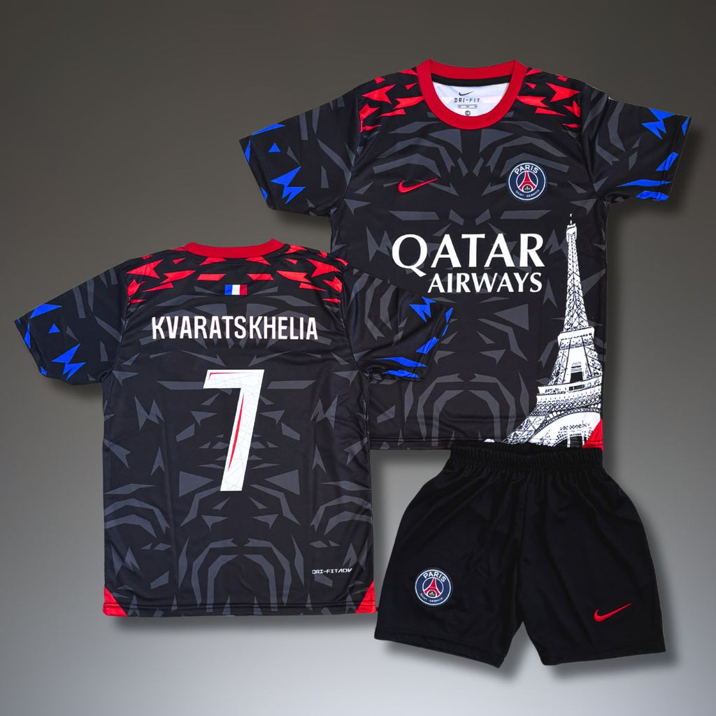 Dječji nogometni komplet PSG, Kvaratskhelia. Posebno izdanje 24/25