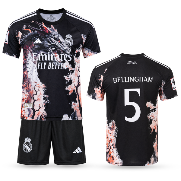 Dječji nogometni komplet Real Madrid, Bellingham. Izdanje narančastog zmaja 2025