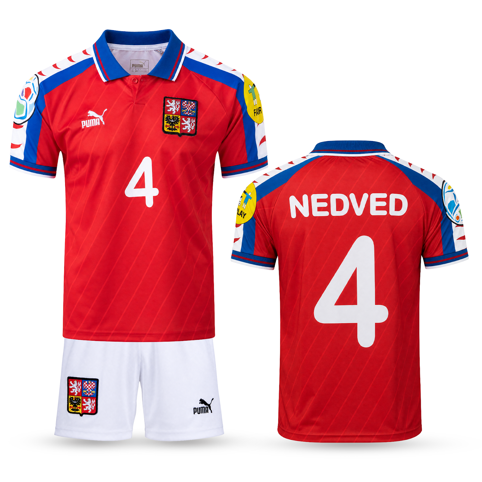 Dječji nogometni komplet Češke, Nedved. EURO 1996