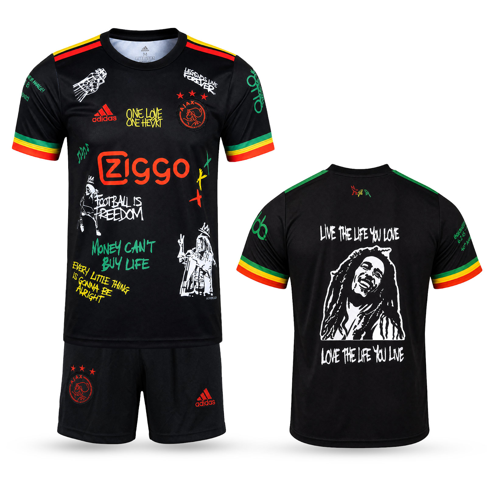 Ajax Dječji Nogometni Komplet. Bob Marley Edition
