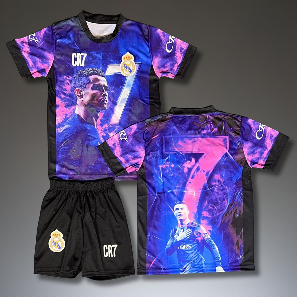 Dječji nogometni komplet Real Madrid, plavi, Ronaldo. Specijalno izdanje CR7