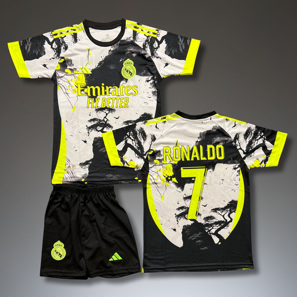 Dječji fluorescentni nogometni komplet Real Madrid, Ronaldo. Japansko neonsko izdanje