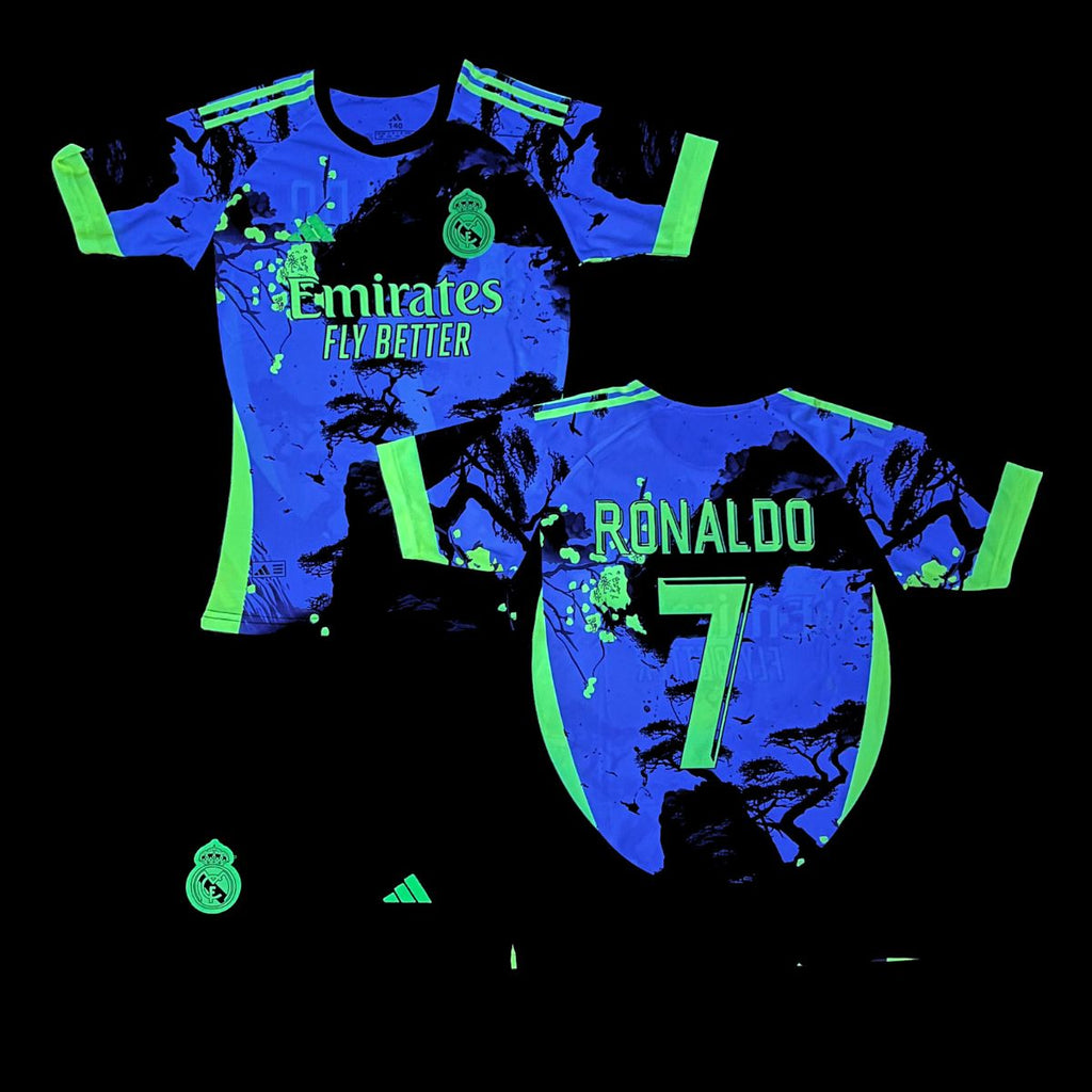 Dječji fluorescentni nogometni komplet Real Madrid, Ronaldo. Japansko neonsko izdanje