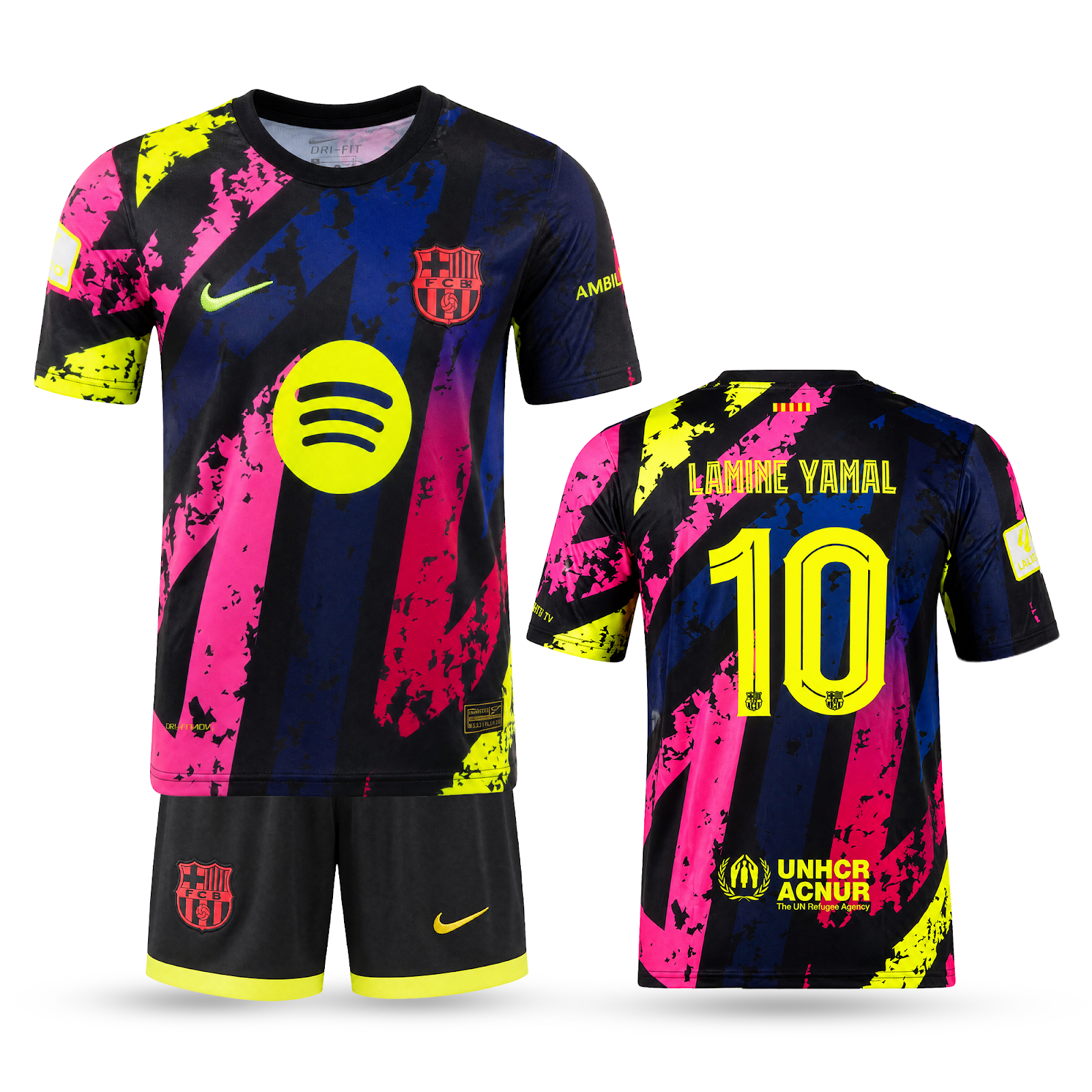 Barcelona Dječji Nogometni Komplet, Jamal. Colorful Edition, Šareno