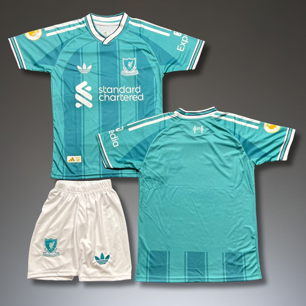 Dječji treći nogometni komplet Liverpool. Projekt 25/26