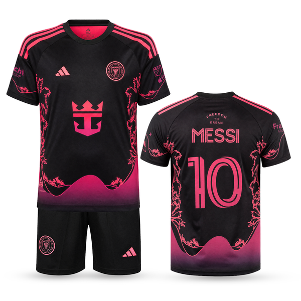 Dječji fluorescentni nogometni komplet Inter Miami, Messi. Neonsko narančasto izdanje