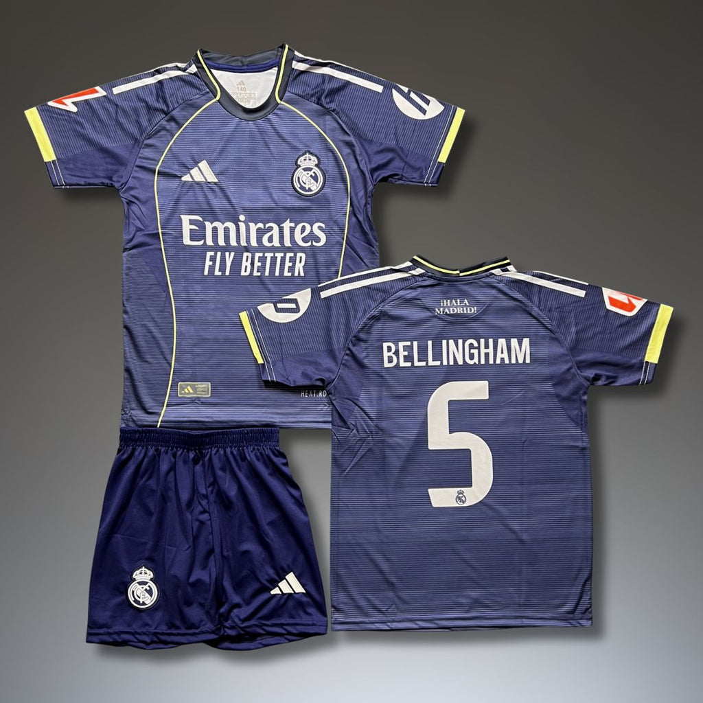 Dječji nogometni gostujući komplet Real Madrid, Bellingham. 25/26