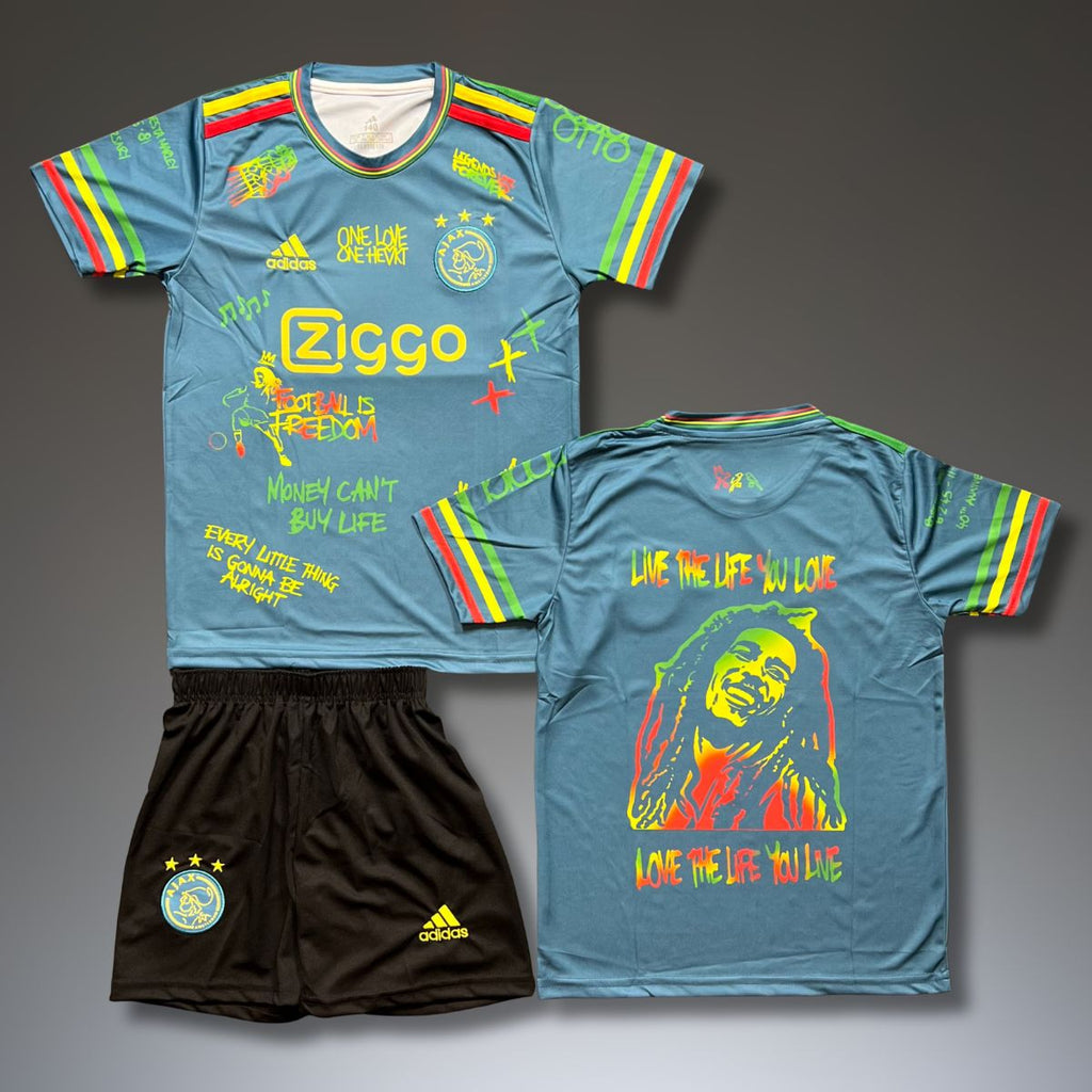 Dječji nogometni komplet Ajax. Zeleno Bob Marley izdanje