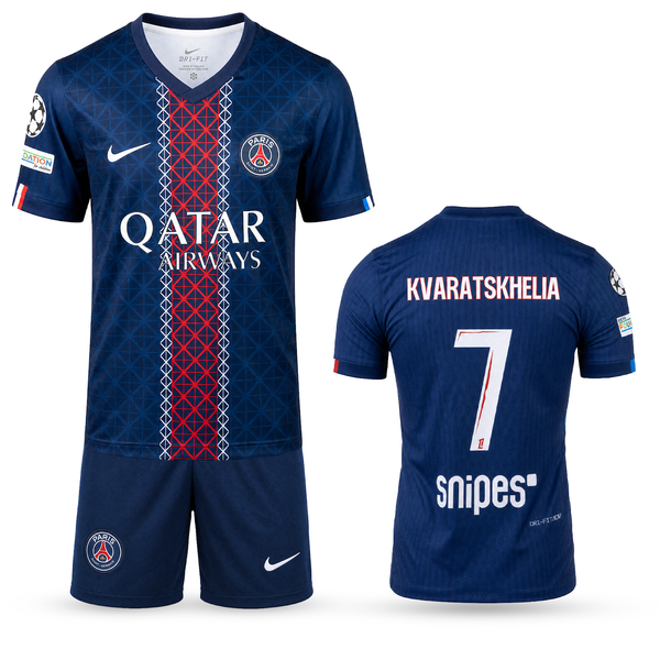 Dječji nogometni komplet PSG, Kvarackhelia. 25/26
