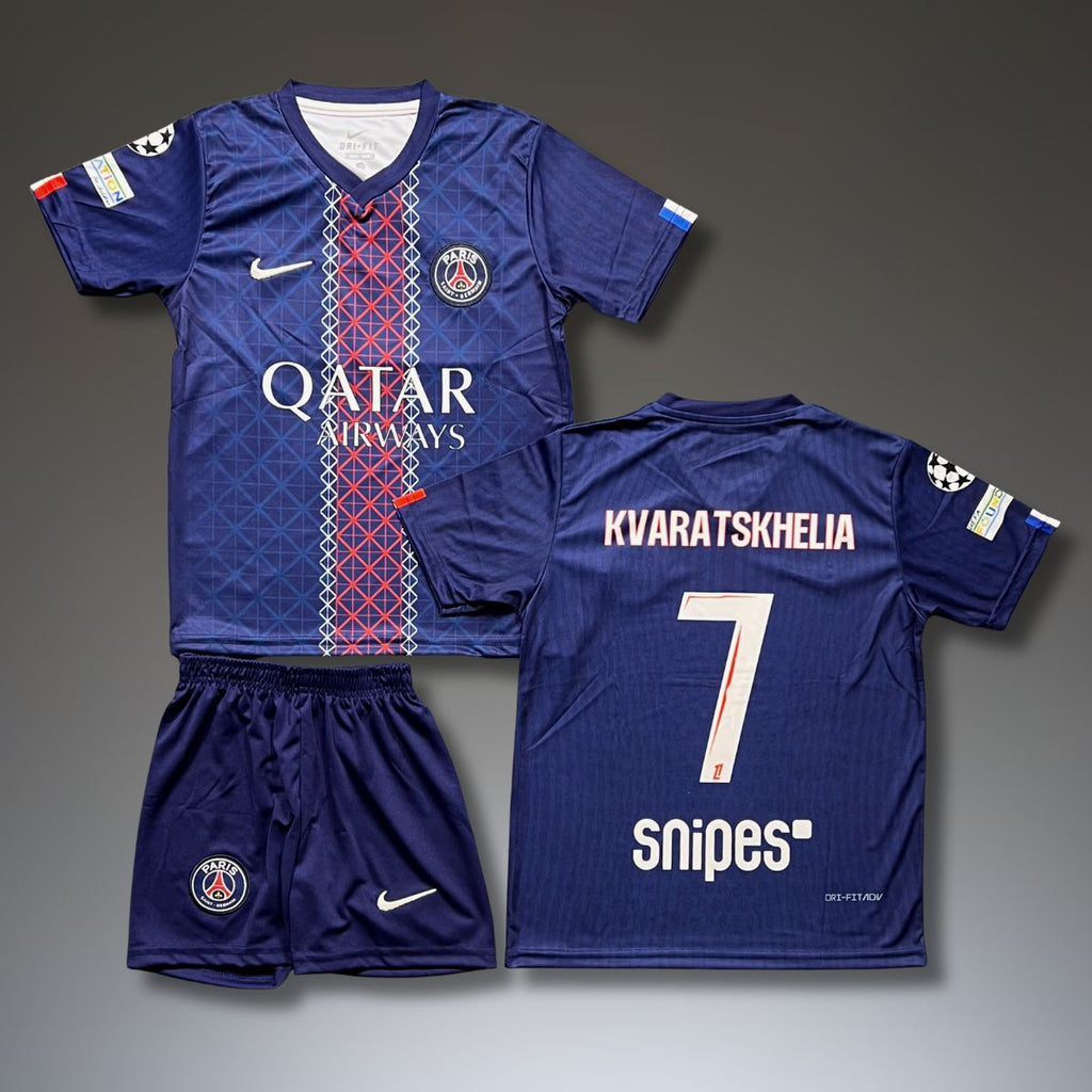 Dječji nogometni komplet PSG, Kvarackhelia. 25/26