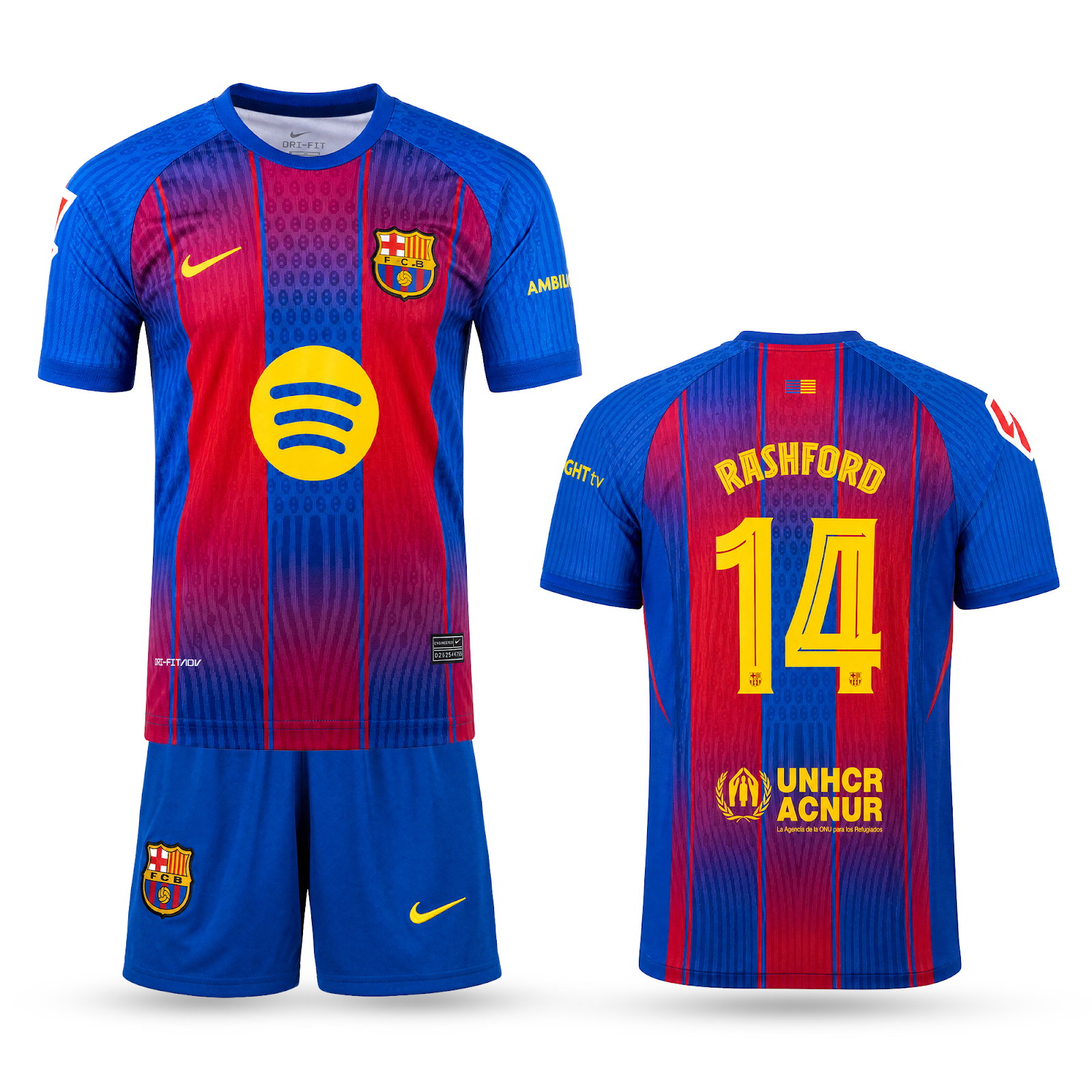 Dječji nogometni komplet Barcelona, Rashford. 25/26.