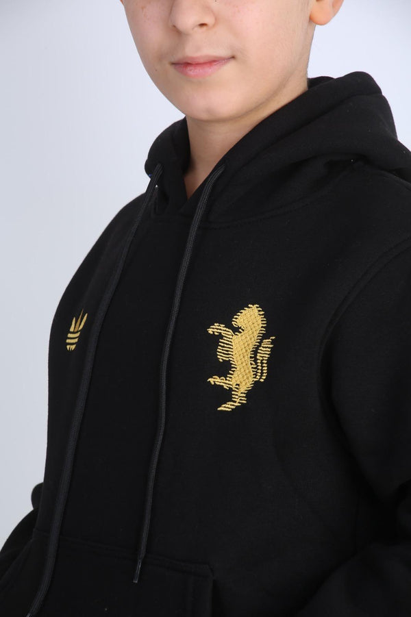 Juventus Kids Hoodie, Black