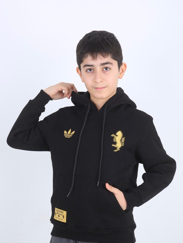 Juventus Kids Hoodie, Black