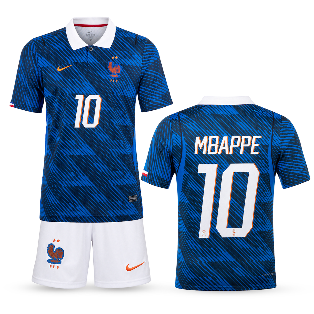 Francuska Dječji Nogometni Komplet, Mbappé. WC 2026, Plavi