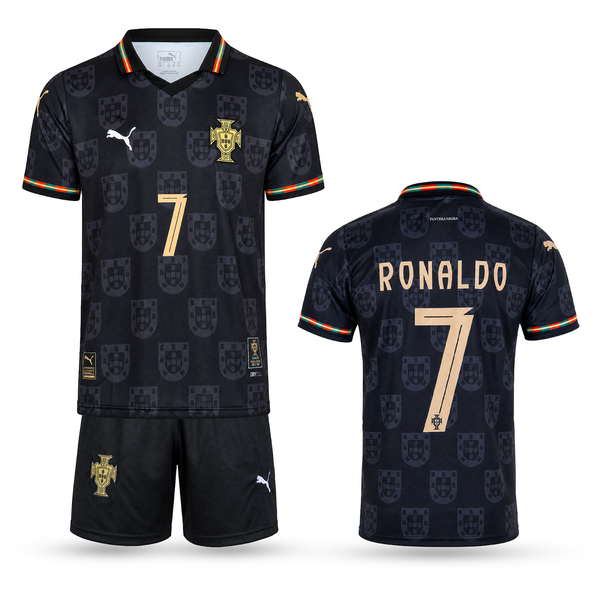 Portugal Kids Third Football Kit, Ronaldo. WC 2026