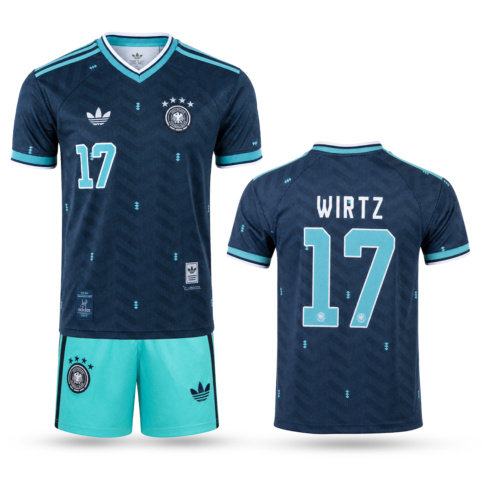 Njemačka Dječji Gostujući Nogometni Komplet, Wirtz. World Cup 2026