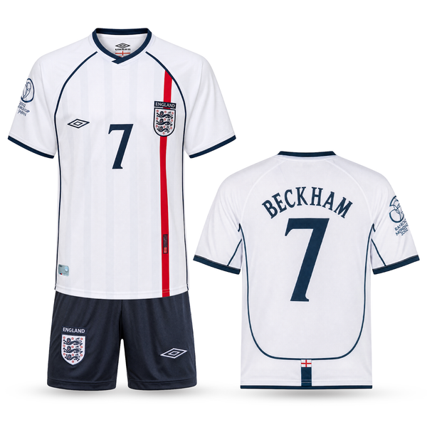 Engleska Dječji Retro Nogometni Komplet, Beckham. Retro