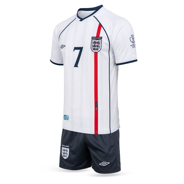 Engleska Dječji Retro Nogometni Komplet, Beckham. Retro
