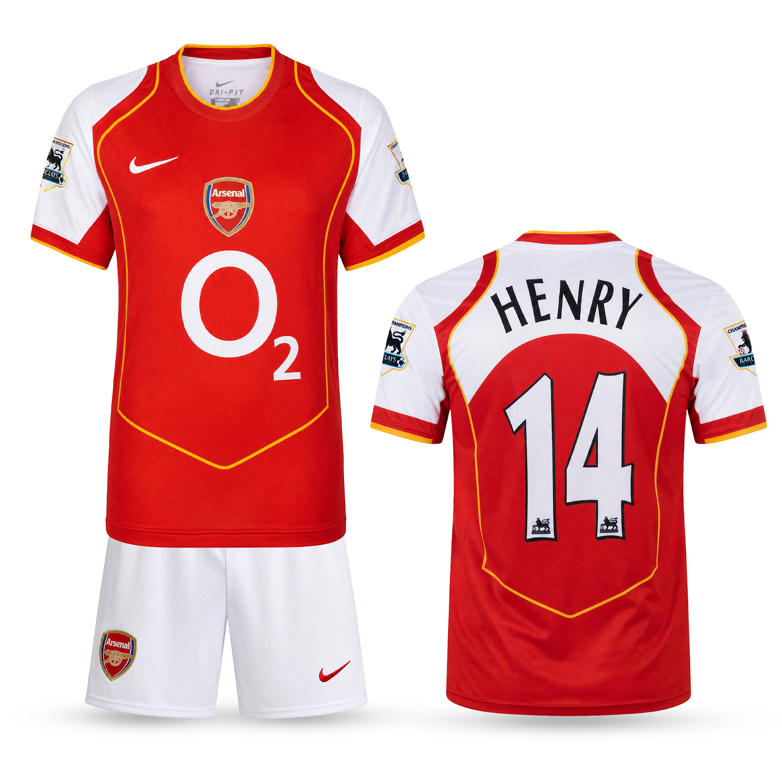 Arsenal Dječji Retro Nogometni Komplet, Anri