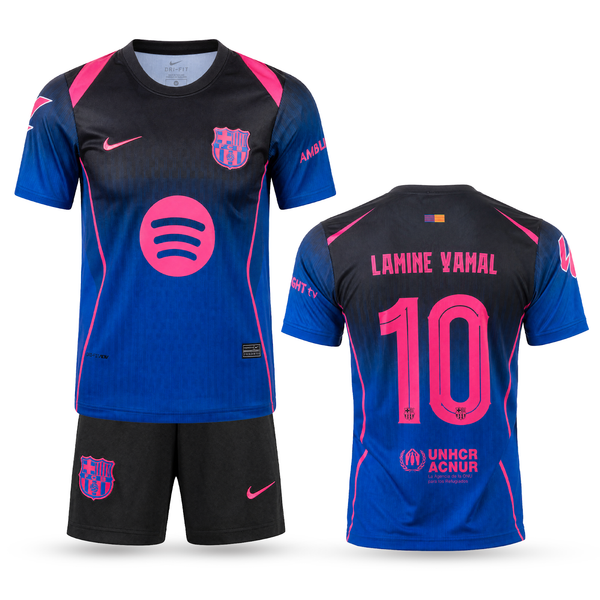 Barcelona Dječji Nogometni Komplet, Jamal. 26/27 Special Blue Edition, Plavi