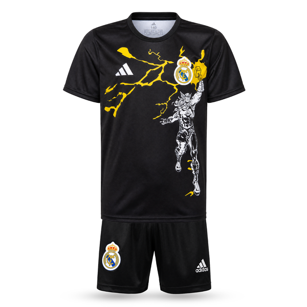 Real Madrid Dječji Nogometni Komplet, Mbappé. Thor Edition, Crn