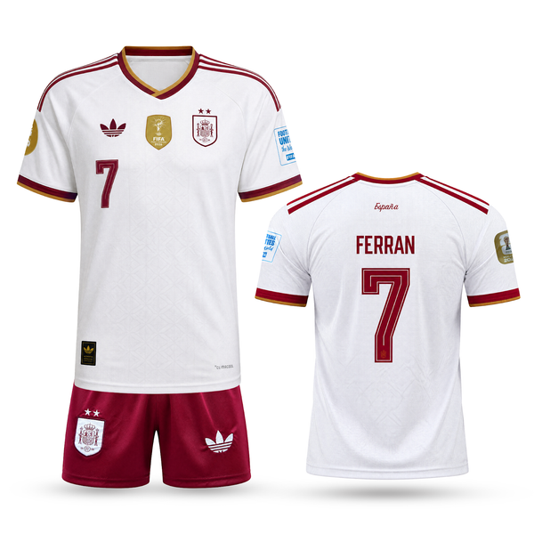 Španjolska Dječji Gostujući Nogometni Komplet, Ferran. World Cup 2026