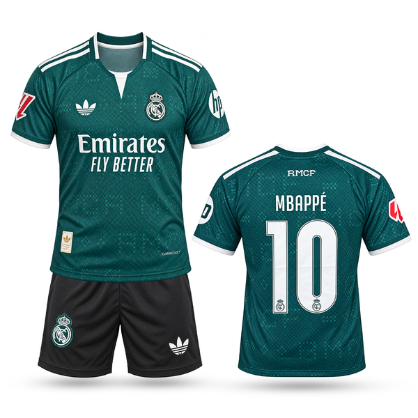 Real Madrid Dječji Gostujući Nogometni Komplet, Mbappé. 26/27