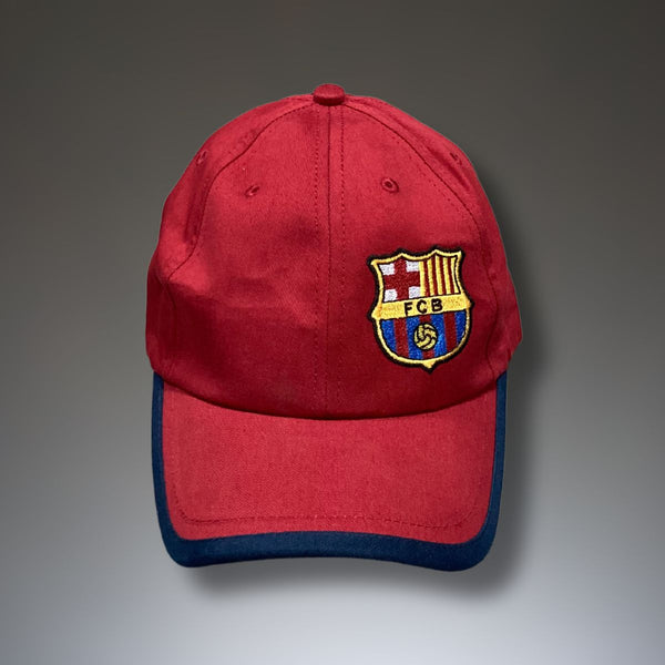 Barcelona kapa s grbom, crvena