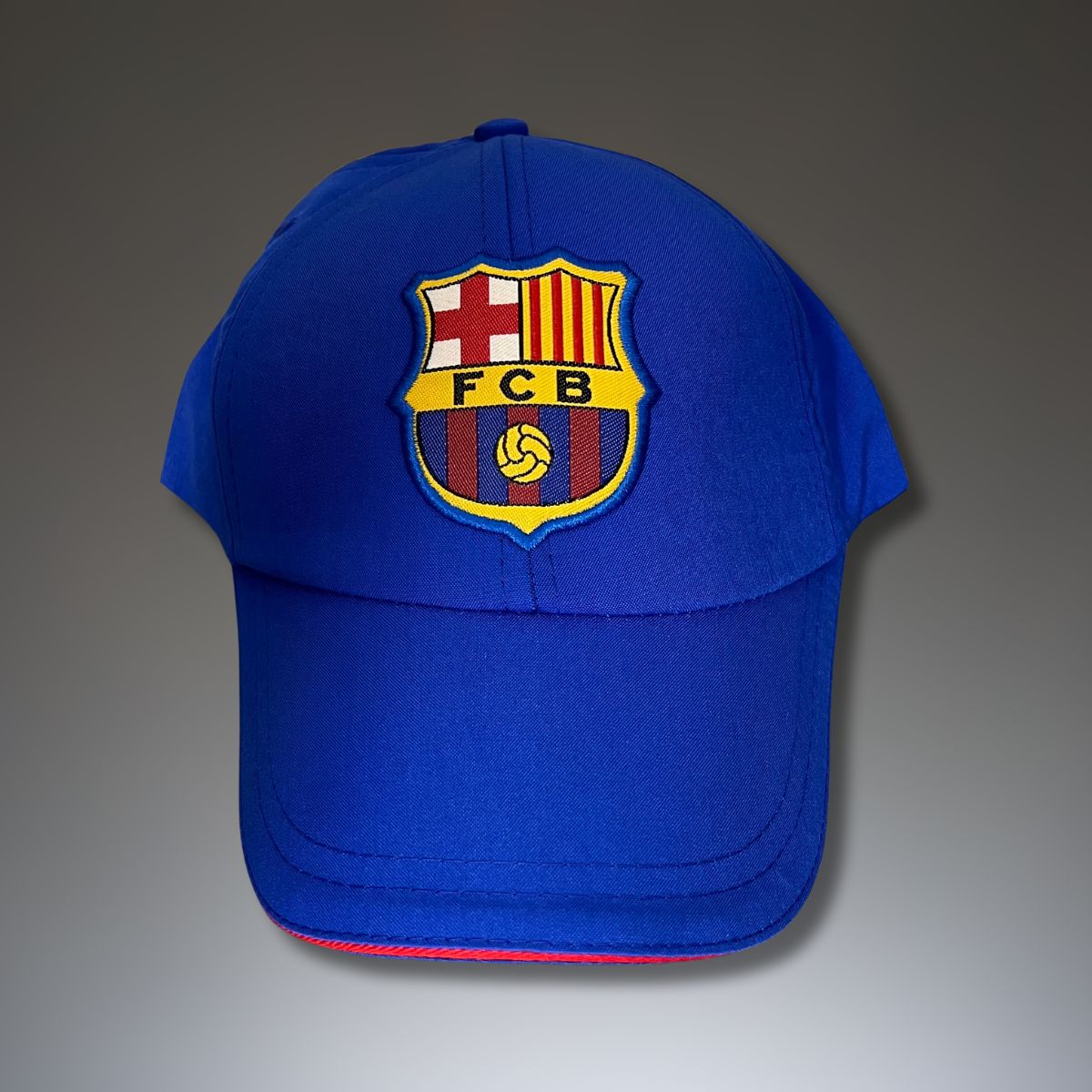 Kapa s grbom Barcelona, plava