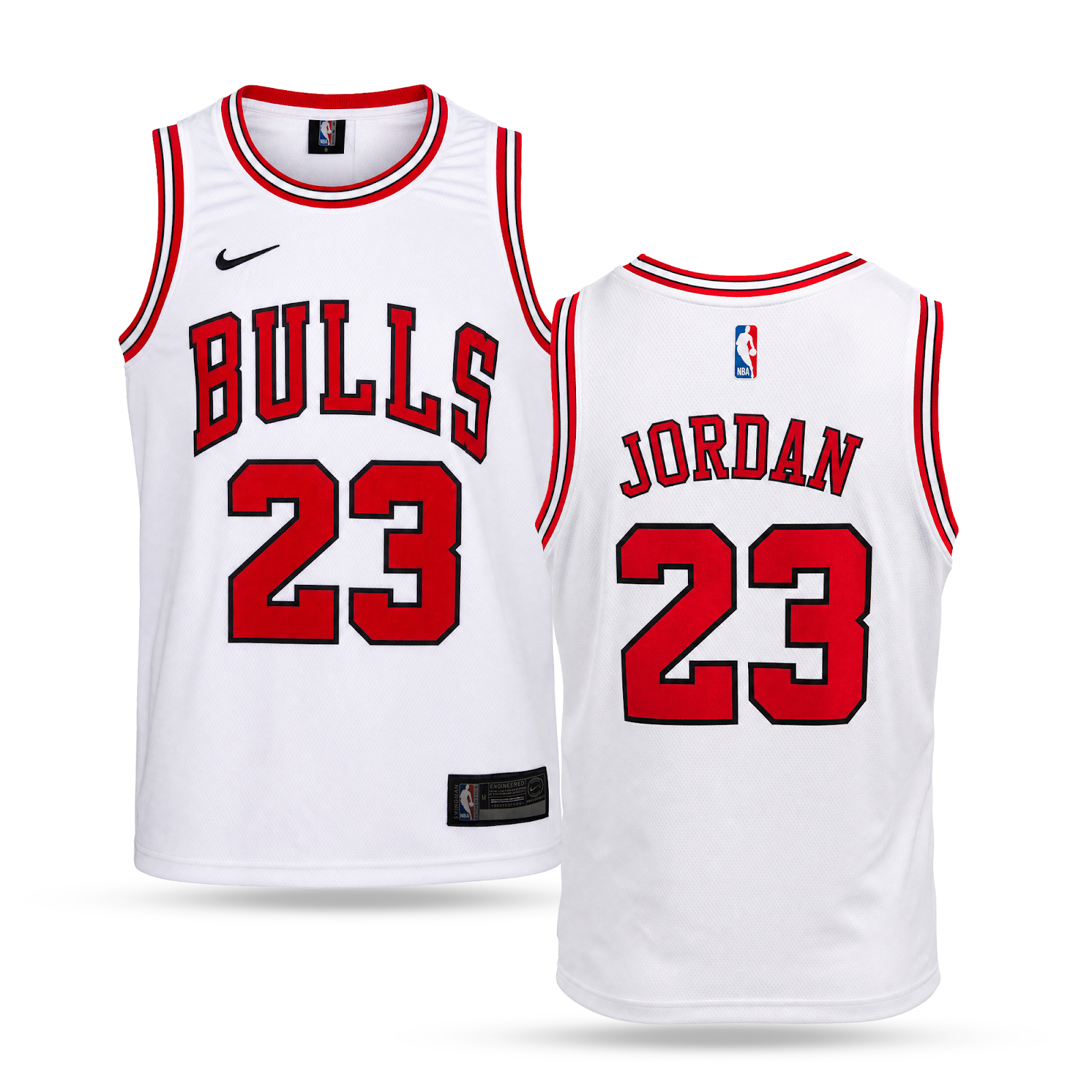 Chicago Bulls, bijeli muški košarkaški dres, Jordan