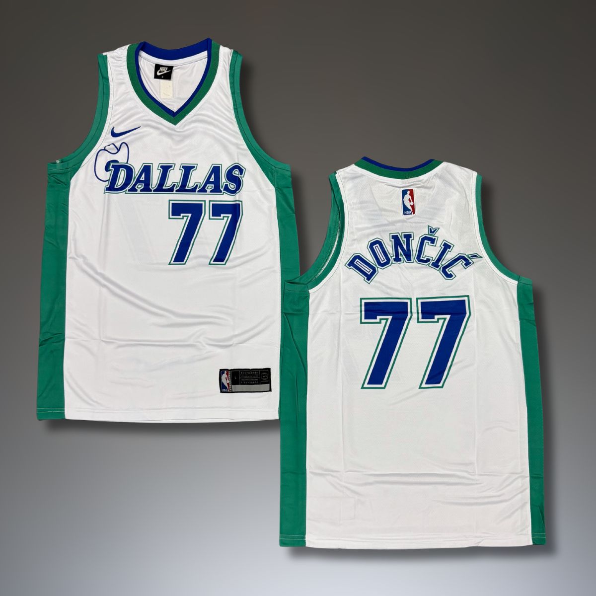 Dallas Mavericks Muški bijeli dres, Dončić