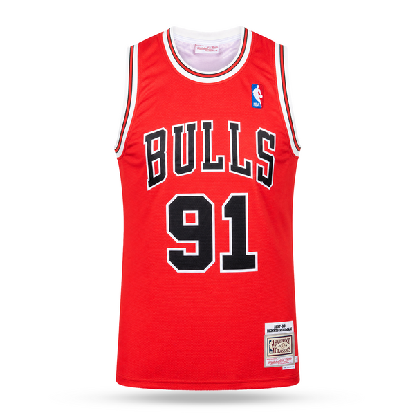 Chicago Bulls Muški Retro Košarkaški Dres, Rodman. Hardwood Classics, Crveni